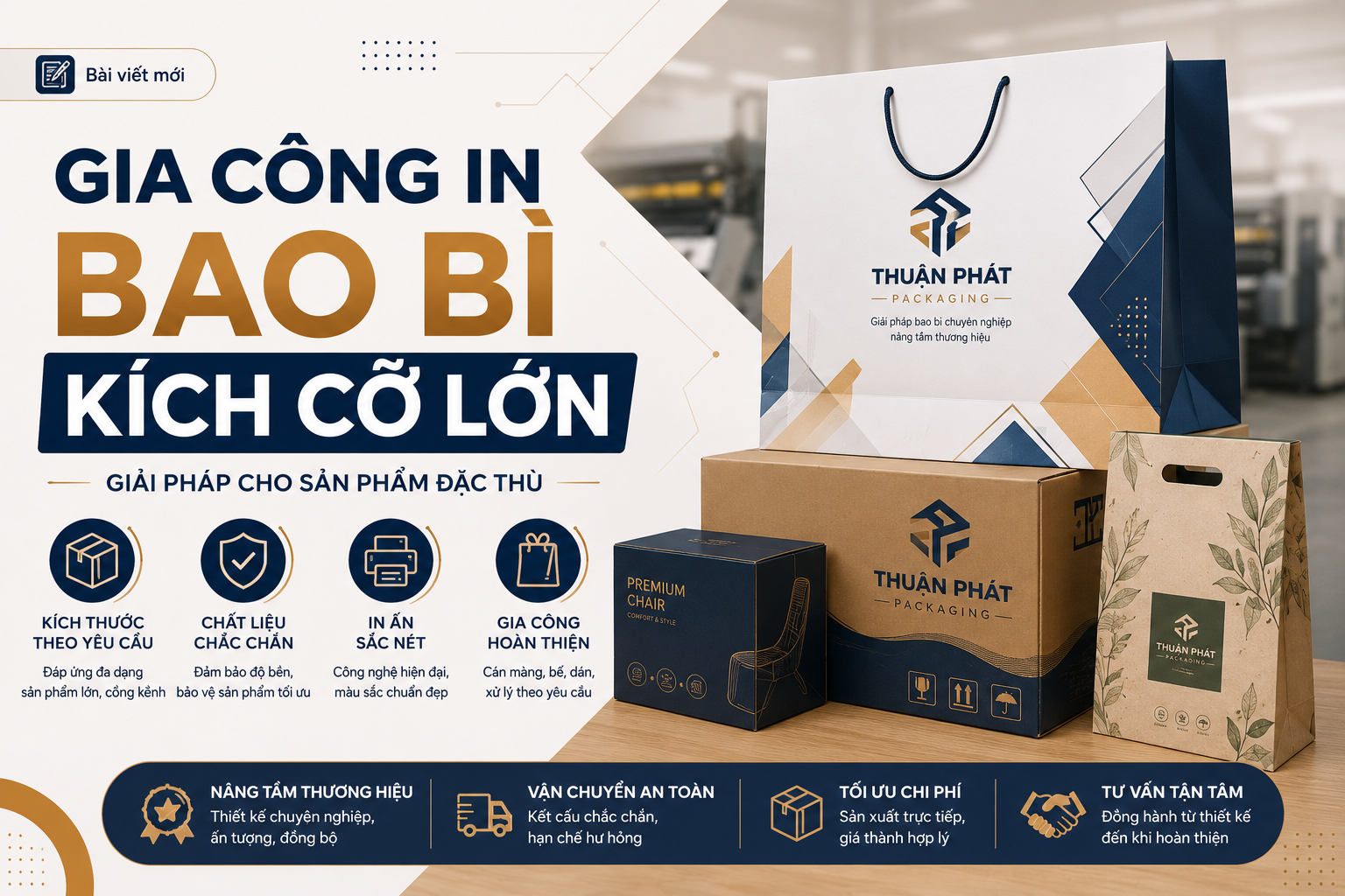 Gia Công In Trên Bao Bì Kích Cỡ Lớn – Giải Pháp In Ấn Cho Sản Phẩm Đặc Thù